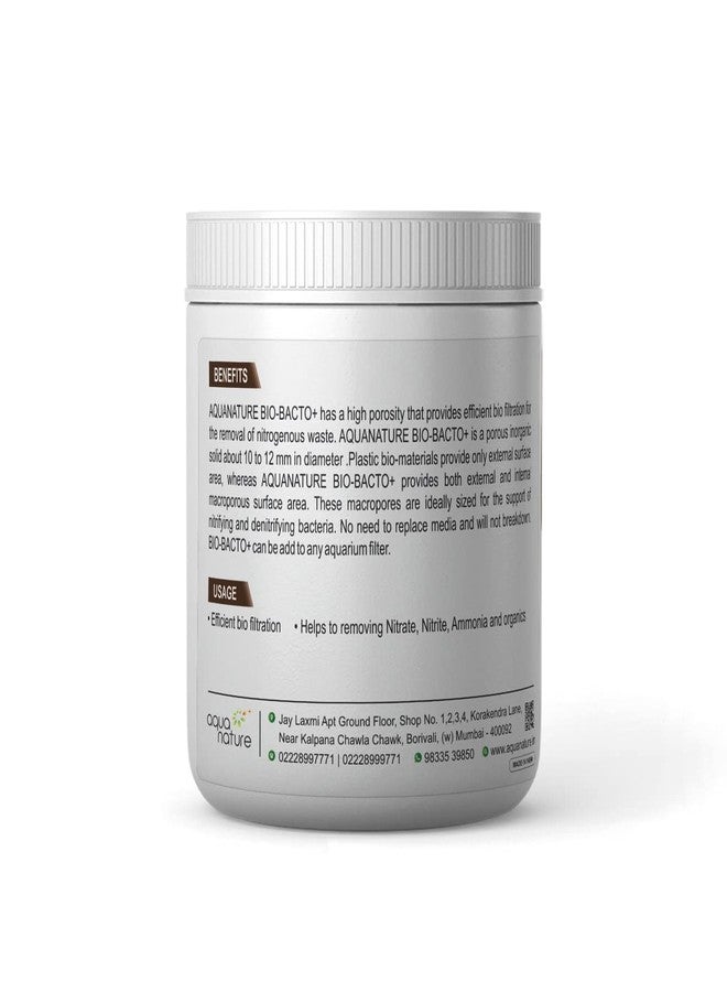 الطبيعة المائية وسائط الترشيح البيولوجية AquaNature® Bio-Bacto+ للتحكم في الأمونيا والنتريت والنترات لأحواض المياه العذبة والمالحة (100 غرام) - Image 3